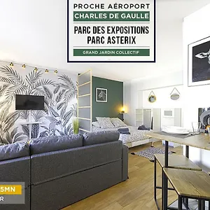 ****jungle Chic/aéroport Cdg Paris/parc Asterix/parc Des Expositions/paris**** France